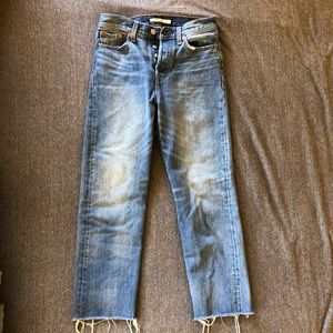 Levi’s high rise wedgie straight jeans